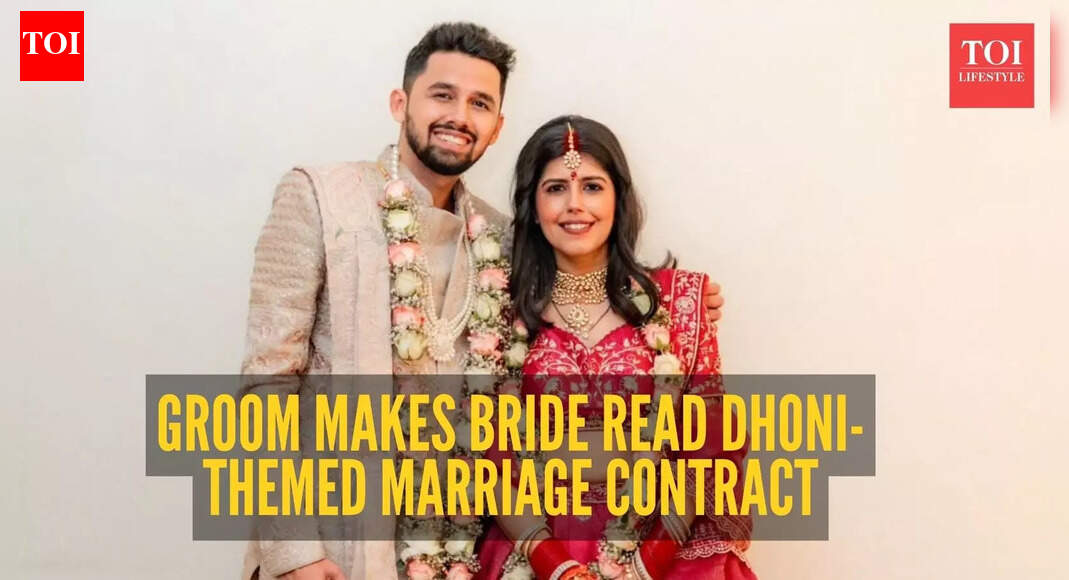 “Lifetime access to all CSK matches”: Dhoni superfan’s wedding contract leaves bride shocked |