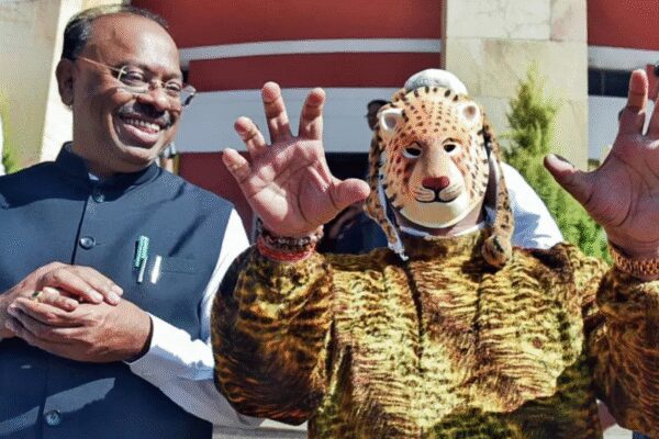 ‘Leopard’ in Maharashtra assembly: MLA dons costume to highlight surge in big cat attacks; 55+ killed in 3 months