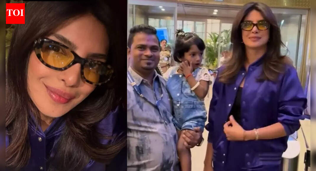 Priyanka Chopra heads back to the US: ‘Varanasi’ actress poses with paps and sends out early New Year wishes – Watch