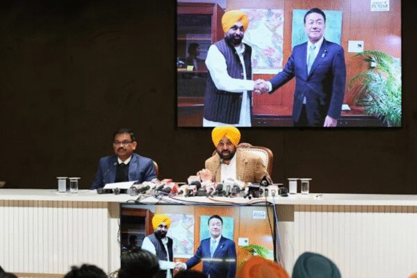 Punjab’s Chief Minister Bhagwant Mann reported significant investor interest from Japan and South Korea following a 10-day visit. Discussions focused on industrial progress, clean energy, electric vehicles, and skill development, aiming to boost employment. Several major companies expressed openness to exploring investment and collaboration opportunities in Punjab, setting the stage for future growth. – CHANDIGARH: Punjab chief minister Bhagwant Mann on Wednesday said the overwhelming response from investors during his visit to Japan and South Korea will mark a new milestone in the state’s industrial progress. Sharing his experiences of a 10-day visit to Japan and South Korea, the chief minister said he duly showcased Punjab as the emerging hub of Industry across the globe.India And Japan Unite: Quad Talks, Peace Push, And Economic Ties On Agenda In Modi’s Historic VisitMann led the delegation as part of the state government’s outreach in the run-up to the 6th Progressive Punjab Investors’ Summit scheduled from March 13-15, 2026, in Mohali.The chief minister said the motive of the visit was to firm up investments in the state and create more employment opportunities for the youth by giving a fillip to industrial development. Mann said this historic visit will be instrumental in giving the much-needed impetus to industrial development by putting it on a high-growth trajectory.Giving details, he said during a meeting, senior managing director of Japan Bank for International Cooperation (JBIC) Ogawa Kazunori showed positive interest in evaluating Punjab’s industrial and clean-energy project proposals.He said they agreed to continue technical discussions on potential financing avenues through the Japanese company. Tomonori Kai and Toru Nakane, the CEO and EVP respectively of Aisan Industry Co., Ltd showed positive interest in evaluating Punjab for future manufacturing or research and development opportunities. Mann said Tanaka Hiroki and Suzuki Mari, the Global Strategy Manager and Product Planning Group of Yamaha Motor Co., Ltd expressed openness to exploring future possibilities in electrical vehicle mobility, R&D collaboration, and skill development initiatives. During a meeting with Honda Motor Co., Ltd., Department Manager Tatsuya Nakamura and ITO Kiyoshi shared that they are in the process of exploring component manufacturing through Indian partners in Punjab.Mann assured full facilitation and policy support to the company and extended an invitation to them for the summit. He said Director General, South Asia Department of Japan International Cooperation Agency (JICA) Yamada Tetsuya reaffirmed interest in supporting Punjab’s development initiatives through technical cooperation and capacity-building programs especially in crop diversification.He said that discussions with JICA focused on potential collaboration in urban infrastructure, water management, and skill development. He said that JICA expressed willingness to explore deeper engagement and project partnerships. Mann said Hajime Ishii, the Senior Vice President of Toray Industries, Inc showed interest in technical textiles and composites for Punjab’s auto and aerospace sectors. He said Jungo Okai, Head of Technology Business Management Unit of Fujitsu Ltd expressed interest in digital governance solutions and assured that they will explore Mohali for future projects in India. Mann said NEC Corporation expressed interest in Punjab’s digital initiatives and industrial automation opportunities and the company agreed to evaluate the state’s IT ecosystem for collaboration. During a meeting with Sumitomo Corporation and Kiriu Corporation, the representatives of company including Shohei Yoshida, Yoshito Miyazaki, Tomo Tozawa, Hiroki Yasukawa and Kitaru Shimizu shared positive experience through their existing collaboration with Hero MotoCorp in Punjab, informed Mann. He said they agreed to evaluate Punjab’s industrial clusters for future projects and consider Mohali for technology initiatives and assured further deeper engagements with the state. Representatives of Toppan Holdings Inc. formally conveyed an expression of interest to expand its Punjab facility with a proposed investment of Rs 300-400 crore.A non-binding MoU was signed between Toppan and Invest Punjab to jointly develop a skilling excellence centre aligned with industry needs, he stated. He said Aichi Steel and Vardhman Special Steels signed an MoU to jointly study future factory operations in Punjab, including feasibility assessment for Rs 500 crore investment.During a meeting with Yanmar Holdings Co. Ltd., the company representatives reaffirmed positive experience in Punjab, citing partnerships with Sonalika and the Claas plant acquisition. He said they also shared progressive plans for expansion in agri-tech and allied sectors, adding that the state government assured full support and facilitation for Yanmar’s future initiatives. On his visit to the Republic of Korea, he said it began with a meeting with Ambassador of India in Seoul Gourangalal Das during which he shared Punjab’s roadmap for economic and technological partnerships with South Korea. The chief minister said that emphasis was also laid on opportunities in multiple sectors for investment and collaboration. Mann said during a meeting with Daewoo E & C, company representatives expressed interest in Punjab’s development plans and opportunities. During a meeting with GS ENC, the representatives of the company showcased expertise in EPC, renewable energy, and ongoing projects in India (solar, wind, battery storage). Mann said another significant feature of South Korea visit was meeting with Nongshim in which the company acknowledged India as a high-priority market and expressed interest in Punjab for future expansion.End of ArticleFollow Us On Social MediaVideosAmid Flight Meltdown, IndiGo Chairman Denies Claims of Rule Manipulation and Crisis EngineeringIndia-US Relations Face Hurdle As US Engages Pakistan Military, Says Dhruva JaishankarIndia Slams Pakistan At UN For Airstrikes And ‘Trade Terrorism’ That Deepen Afghanistan’s CrisisLawmaker Says Trump Damaged India–US Relations After Modi–Putin Selfie Sparks BacklashDonald Trump’s ‘Gold Card’ Promises New Path For Indians, US Allows Companies To Hire Top Graduates’PM Modi Hacks Hearts, Not EVM’: Kangana Ranaut Lambasts Rahul Gandhi During SIR Debate In Lok SabhaIndia, Italy Deepen Ties With Joint Initiative Against Terror Financing: EAMModi-Putin Bonhomie Sparks Us FOMO As Congressman Stresses India Is A ‘Critical Partner’PM Modi Receives Call From Israeli PM Netanyahu; Reaffirms Support For Gaza Peace PlanUS Pushes .25 Billion Into Reko Diq As Critical Minerals Race Heats Up In Balochistan’s Badlands123PhotostoriesBhagavad Gita lesson for each birth month (powerful guide)Hindu Shloka Your Child Should Chant Based On Their Birth DateTop gastroenterologist explains 5 bad, good, and excellent foods for liverWhat’s in Deepika Padukone’s bag? Basically… everythingWhat is a soul contract and how to know if yours is ending, 7 signs the universe sends firstYour Aura Color Based On Your Birth Date6 warm winter parathas to start your morning right7 high-protein foods every woman above 40 should eat daily for strong muscles, better energy and healthy agingNine Lessons You Should Learn From Shri Ram According To Your Birth Date6 best yoga poses to ease period pain and make your cycle more comfortable123Hot PicksParliament Winter SessionTrump Gold CardSpiceJet FlightGold rate todaySilver rate todayPublic Holidays NovemberBank Holidays NovemberTop TrendingSherrone MooreOTET Admit CardStephen CurryAdrian MorejonFerrari Carnage KolkataRomeo Lane FireMohan BhagwatBengaluru CrimePaige Shiver Net WorthGabrielle Union