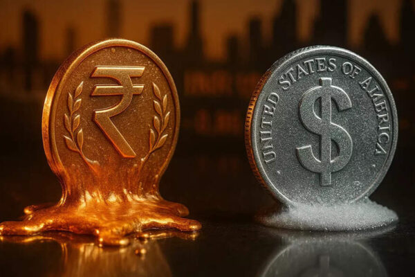 Rupee hits new record low: Currency weakens to 90.46 versus US dollar; RBI likely to intervened to stem fall