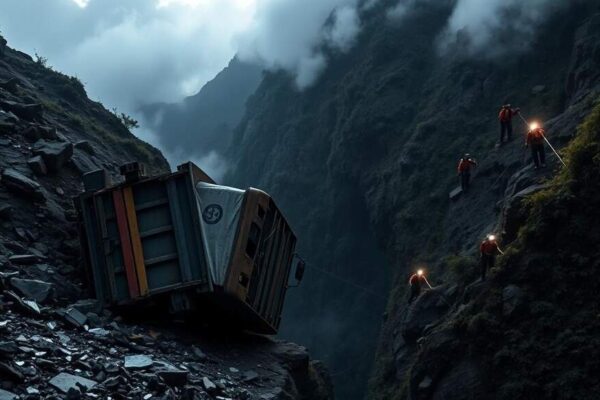 Arunachal: Truck with 22 labourers falls into deep gorge in Anjaw; 2 killed