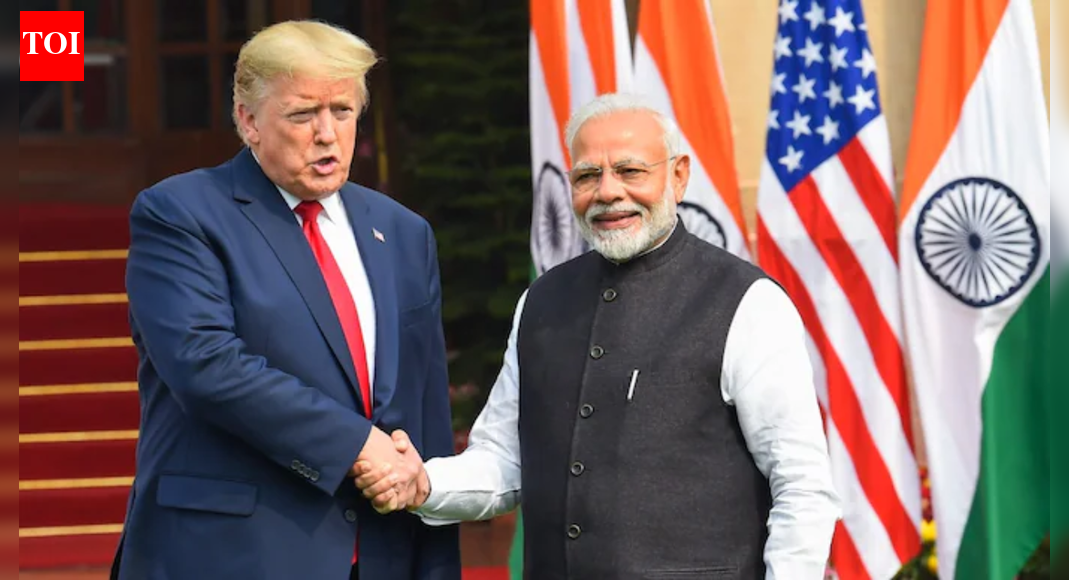 Prime Minister Modi and President Trump held a productive call, reviewing the robust India-US Comprehensive Global Strategic Partnership. Both leaders expressed satisfaction with growing bilateral cooperation and discussed enhancing trade, critical technologies, energy, and defense. They also committed to collaborating on regional and global issues, reinforcing their commitment to a deepening strategic alliance. File photo NEW DELHI: Prime Minister Narendra Modi and United States President Donald Trump held a telephone conversation on Thursday and reviewed the progress of the India–US Comprehensive Global Strategic Partnership. Both leaders expressed satisfaction with the steady strengthening of bilateral cooperation across a broad range of areas.According to an official statement, the two leaders discussed ways to sustain momentum in efforts to enhance bilateral trade. They also exchanged views on expanding cooperation in critical technologies, energy, defence and security, and other priority sectors linked to the implementation of the India–US COMPACT (Catalyzing Opportunities for Military Partnership, Accelerated Commerce and Technology) for the 21st century.PM Modi and Trump also spoke about key regional and global developments. They agreed to work closely to address shared challenges and advance common interests in the evolving geopolitical landscape.The two leaders agreed to remain in touch as both sides continue to deepen the strategic partnership.About the AuthorTOI News DeskThe TOI News Desk comprises a dedicated and tireless team of journalists who operate around the clock to deliver the most current and comprehensive news and updates to the readers of The Times of India worldwide. With an unwavering commitment to excellence in journalism, our team is at the forefront of gathering, verifying, and presenting breaking news, in-depth analysis, and insightful reports on a wide range of topics. The TOI News Desk is your trusted source for staying informed and connected to the ever-evolving global landscape, ensuring that our readers are equipped with the latest developments that matter most.”Read MoreEnd of ArticleFollow Us On Social MediaVideosExplained: Did Mexico Follow Trump’s Footsteps To Slap Tariff on India? Impact on Indian TradersKharge Hits Back As JP Nadda Slams Nehru, Congress Over Vande Mataram In Rajya SabhaSouth Asian Bloc Minus India? Why Pak’s Fresh Regional Pitch Fails On Economics, Politics, Geography‘Hands Were Trembling’: Rahul Gandhi Takes Sharp Dig At Amit Shah Over Ls AddressTrump’s  Million Gold Card Explained: What America’s Costliest Visa Means For Indian ApplicantsUS Clears 6 Million F-16 Upgrade For Pakistan, Sparking Major Strategic Ripples Across South AsiaGoa Club Owners Saurabh & Gaurav Luthra Arrested in Phuket After Deadly Fire‘Damaging India, Hurting America’: Jayapal Flags Tariff Crisis Hitting Both NationsAmid Flight Meltdown, IndiGo Chairman Denies Claims of Rule Manipulation and Crisis EngineeringIndia-US Relations Face Hurdle As US Engages Pakistan Military, Says Dhruva Jaishankar123Photostories10 quick Korean phrases you can learn before you land in KoreaAre Khalid Al Ameri and Sunainaa Yella getting married? Inside the love story Instagram tried to soft-launch8 types of comforting Chaats to enjoy during winterPriyanka Chopra to Katrina Kaif: Decoding bridal jewellery of Bollywood actresses that belongs in your wedding vanityDhurandhar, Mission Majnu, Raazi; Gripping spy movies that expose and destroy deadly terror plots5 aggressive pet fish that aren’t for beginnersHow IGI Airport Is Using AI and Upgraded Runways to Beat Winter Fog9 heart-healthy foods with the highest amount of Omega 3 fatty acids8 everyday popular foreign brands Indians often assume are IndianBaby boy names inspired by Lord Vishnu123Hot PicksUS Pakistan DealTrump Gold CardSpiceJet FlightGold rate todaySilver rate todayPublic Holidays NovemberBank Holidays NovemberTop TrendingSherrone MooreIsaiah RiderStephen CurryAdrian MorejonLebron JamesOlivia DunneTroy AikmanBengaluru CrimePaige Shiver Net WorthGabrielle Union