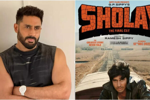 Did you know Abhishek Bachchan never watched Amitabh Bachchan’s ‘Sholay’ on the big screen? Actor reveals his lifelong dream is set to come true