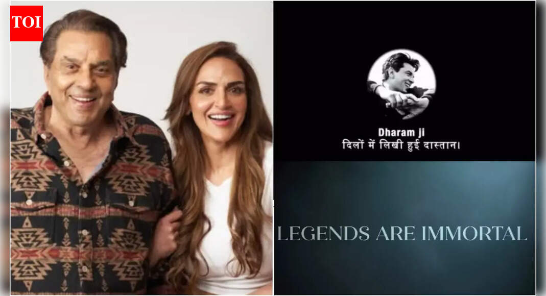 Dharmendra prayer meet: Esha Deol drops an emotional post remembering her late father; includes brothers Sunny Deol and Bobby Deol in tribute