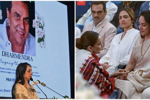 Hema Malini breaks down remembering Dharmendra at prayer meet, ‘Woh mere liye ek bohot hi samarpeet jeevansaathi baney’