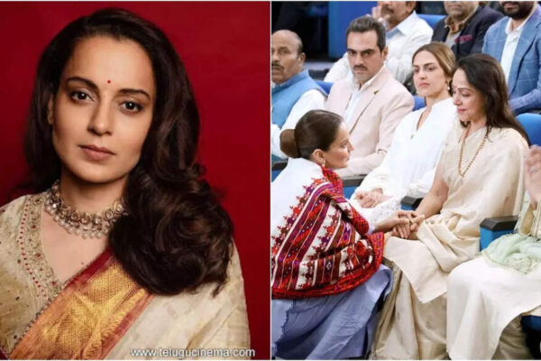 Kangana Ranaut remembers Dharmendra at his prayer meet, saying, ‘He came from a small village, just like me, and tasted the peak of success’