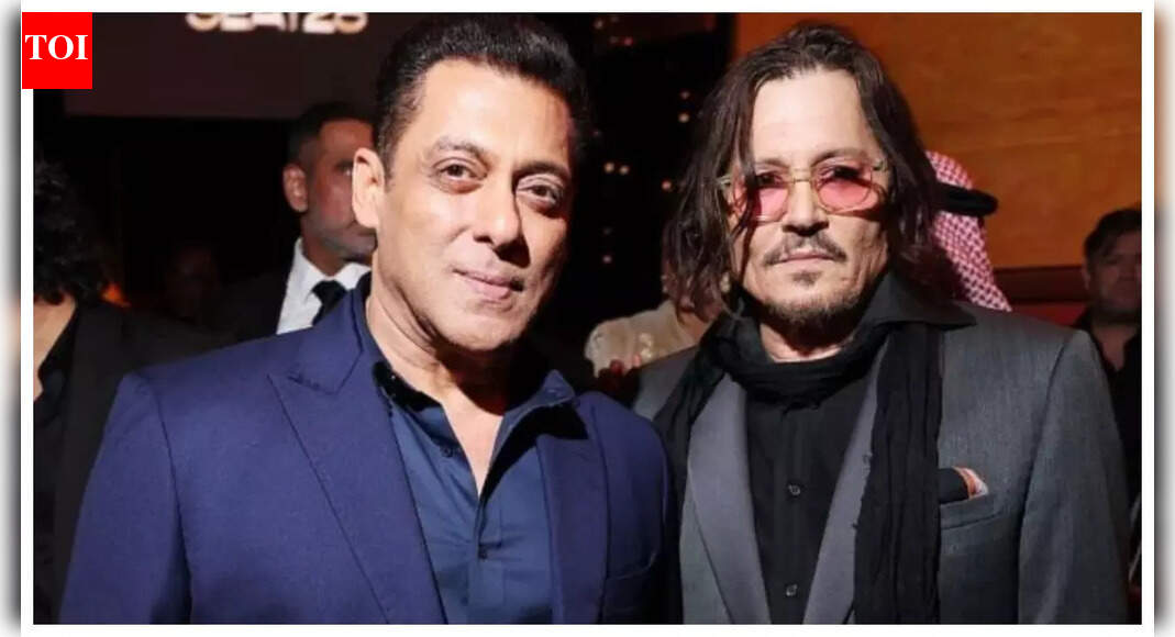Salman Khan meets Johnny Depp at Red Sea Film Festival; fans say ‘legends serving looks’
