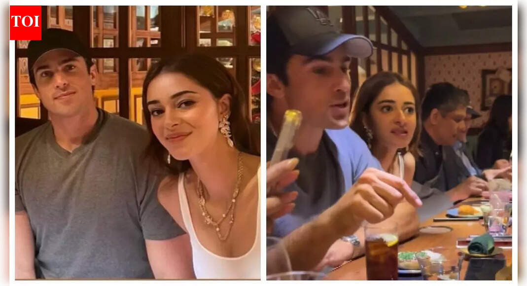 Ananya Panday takes a break from ‘ Tu Meri Main Tera Main Tera Tu Meri’ promotions with Kartik Aaryan for dinner date with boyfriend Walker Blanco – PICS