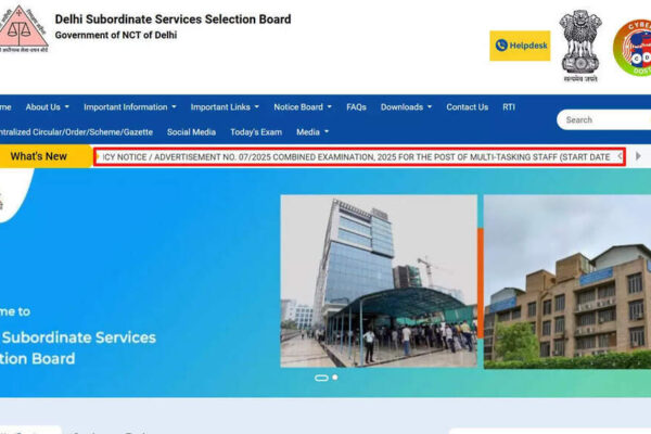DSSSB MTS 2025 notification released at dsssb.delhi.gov.in: Check eligibility, age limit and online application process