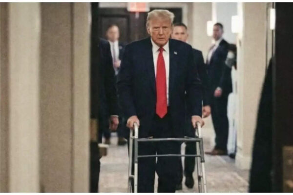 Trump with a walker? Viral photo sparks questions about whether it’s AI or real — here’s what ChatGPT said