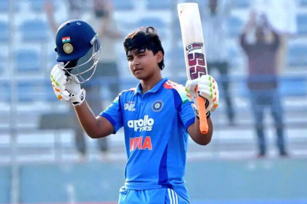 India Under-19 202/1 in 24.4 Overs