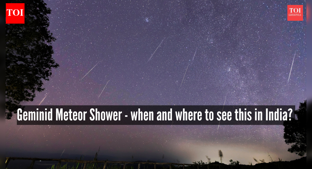 What is the Geminid Meteor Shower; when and where to see this in India? |