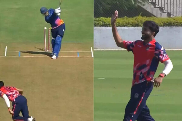 Nitish Kumar Reddy claims hat-trick in SMAT; dismisses RCB captain – Watch