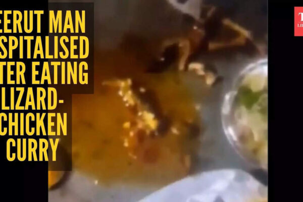 Meerut customer falls sick after eating ‘Lizard Chicken Curry’ ordered online: Internet says, ‘Isliye ghar ka khana best hai!’ |