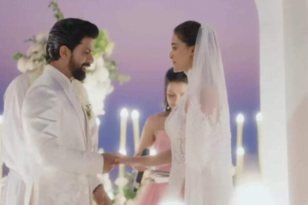 Keerthy Suresh can’t resist kissing Antony Thattil as she shares unseen Hindu-Christian wedding moments on first anniversary