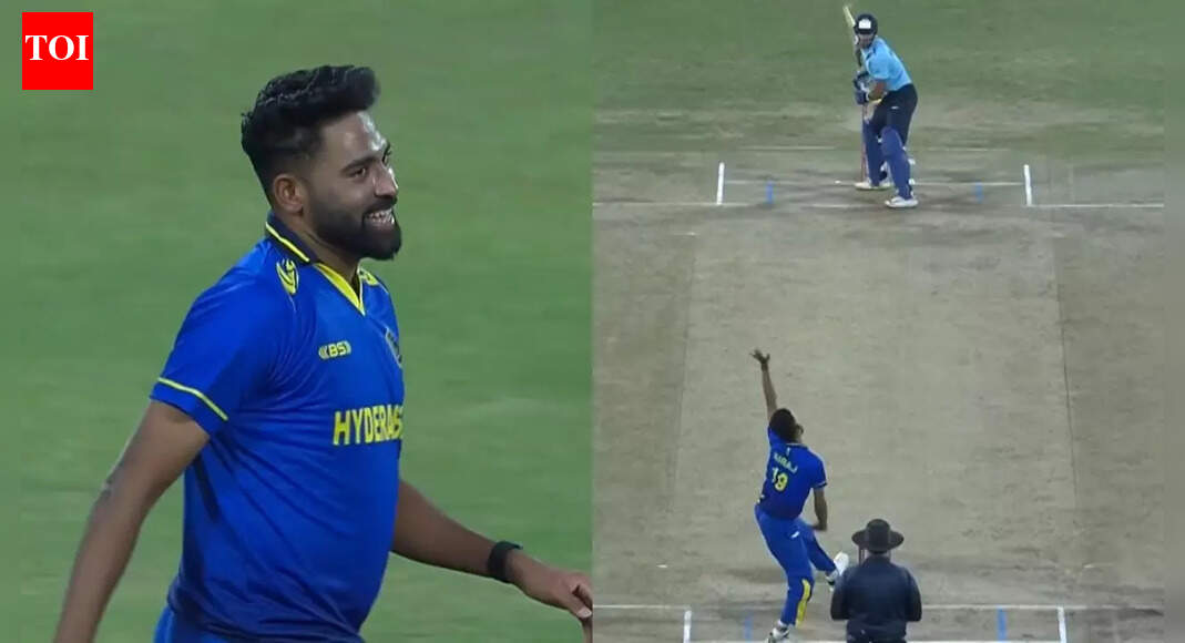 Out of India’s T20 plans, Mohammed Siraj reminds selectors with 3-wicket burst as Hyderabad rout Mumbai in SMAT – Watch