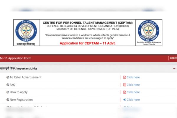 DRDO CEPTAM 11 recruitment 2025: Registration begins for 764 posts at drdo.gov.in; direct link to apply here