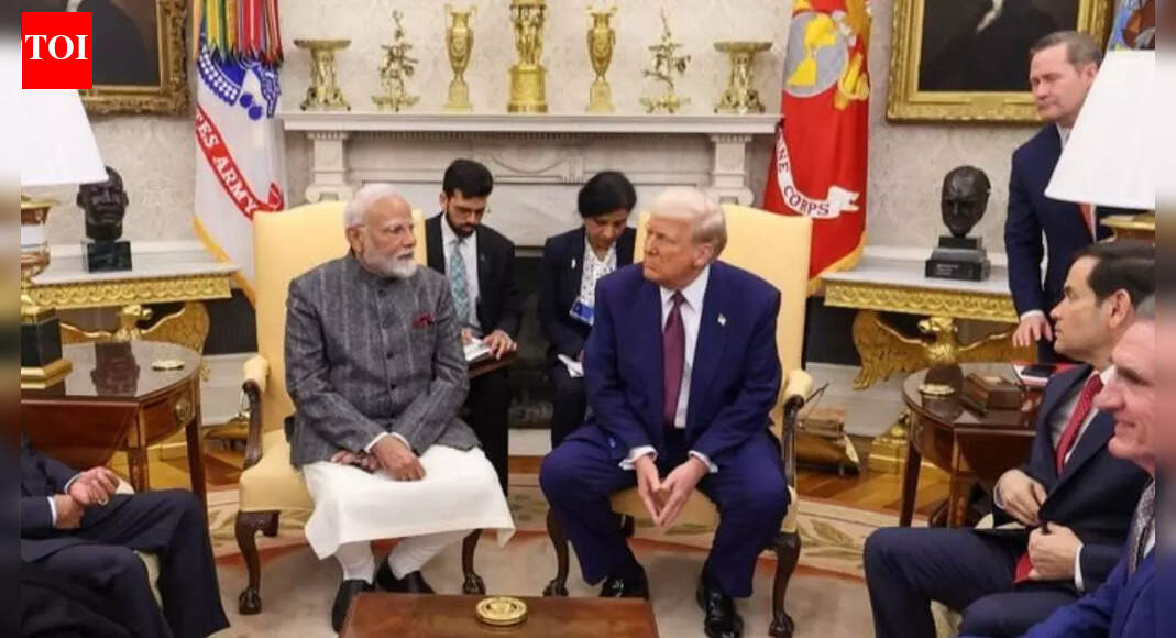 The Congress party criticised Prime Minister Modi after India’s exclusion from the US-led “Pax Silica” initiative, a nine-nation effort to counter Chinese dominance in high-tech supply chains.  Party leader Jairam Ramesh cited a “sharp downturn in Trump–Modi ties” as a likely reason, questioning the government’s foreign policy effectiveness despite recent calls between the leaders.  NEW DELHI: Congress on Saturday launched a sharp attack on Prime Minister Narendra Modi, claiming it was “not very surprising” that India has been left out of a new US-led high-tech supply chain initiative, “Pax Silica,” citing it a “sharp downturn in Trump–Modi ties.”These remarks came after some reports stated that the United States has excluded India from Pax Silica, a nine-nation initiative aimed at reducing Chinese dominance in critical high-tech and semiconductor supply chains.”According to some news reports, the US has excluded India from a nine-nation initiative it has launched to reduce Chinese control on high-tech supply chains. The agreement is called Pax Silica, clearly as a counter to Pax Sinica. The nations included (for the moment at least) are the US, Japan, the Republic of Korea, Singapore, the Netherlands, the United Kingdom, Israel, the United Arab Emirates, and Australia,” Congress general secretary (communications) Jairam Ramesh wrote on X.”Given the sharp downturn in the Trump-Modi ties since May 10th, 2025, it is perhaps not very surprising that India has not been included. Undoubtedly, it would have been to our advantage if we had been part of this group,” he added.The Congress remarks come even as PM Modi and Trump recently spoke over the phone to discuss sustaining momentum in bilateral economic ties. Further, taking a swipe at the Prime Minister, Ramesh alleged that, “This news comes a day after the PM had enthusiastically posted on his telephone call with his once-upon-a-time good friend and a recipient of many hugs in Ahmedabad, Houston, and Washington DC.”The call coincided with the conclusion of two-day India–US talks on a proposed trade agreement, which is expected to give India relief from the Trump administration’s 50% tariffs on Indian goods. PM Modi had described the conversation as “warm and engaging” in a social media post, without referring to trade issues.What is Pax Silica?According to the US State Department, “Pax Silica is the Department of State’s flagship effort on AI and supply chain security, advancing new economic security consensus among allies and trusted partners.”While, “Pax” is a historical term that denotes peace, stability and prosperity and is applied to the foundations of modern artificial intelligence and computing.This is US-led initiative is aimed at building a secure, resilient and innovation-driven technology ecosystem, spanning the full value chain, from critical minerals and energy to advanced manufacturing, semiconductors, AI infrastructure and logistics.The nine nations included as of now are US, Japan, the Republic of Korea, Singapore, the Netherlands, the United Kingdom, Israel, the United Arab Emirates, and Australia.What is the core objective?”Pax Silica” aims to reduce coercive dependencies, safeguard materials and capabilities critical to artificial intelligence, and help aligned nations develop and deploy advanced technologies at scale.Partner to secure global technology and AI supply chains by addressing vulnerabilities and investment opportunities.Bring together countries that host advanced technology companies to unlock the economic potential of the AI era, and establish a durable economic order that delivers AI-driven prosperity across partner nations.Meanwhile, India is also set to host the India-AI Impact Summit 2026 on February 19–20, focusing on the principles of “People, Planet, and Progress”. Announced by PM Modi at the France AI Action Summit, it will be the first global AI summit hosted in the Global South.About the AuthorTOI News DeskThe TOI News Desk comprises a dedicated and tireless team of journalists who operate around the clock to deliver the most current and comprehensive news and updates to the readers of The Times of India worldwide. With an unwavering commitment to excellence in journalism, our team is at the forefront of gathering, verifying, and presenting breaking news, in-depth analysis, and insightful reports on a wide range of topics. The TOI News Desk is your trusted source for staying informed and connected to the ever-evolving global landscape, ensuring that our readers are equipped with the latest developments that matter most.”Read MoreEnd of ArticleFollow Us On Social MediaVideosAction Over Rhetoric: CDS Anil Chauhan Sends A Calm But Clear Signal To Pakistan Amid Op SindoorWhen Optics Fail: Top Five Global Moments That Turned Pakistan PM Shehbaz Sharif Into A Meme’No Free Lift For India’: PM Modi’s Chief Economic Adviser Says China Won’t Repeat West’s MistakeMessi Lands In Kolkata At 2.26am, City Erupts As GOAT India Tour Sparks Midnight Frenzy Scenes Now!’No Place For Tukde Tukde Slogans’: RSS Chief Mohan Bhagwat Warns Against Divisive Language In IndiaIndia Speeds Up Visas For Chinese Businesses Amid Thaw In Ties; Beijing Calls It ‘Positive Move’India’s Ambassador To UNESCO Hails Inscription Of Diwali On Intangible Cultural Heritage ListPutin Keeps Sharif Waiting In Ashgabat, Desperate Pakistan PM Gate-Crashes Meeting With ErdoganIs Trump Planning A New Core-5 Superclub With India As Central Power? Inside The Buzz In WashingtonIMF’s New Conditions Expose Pakistan’s Deep Economic Faultlines Amid  Billion Rescue Package123Photostories5 unforgettable love quotes by Durjoy Datta that will touch your heart7 skills teens should master beyond the classroomElon Musk’s 14 children: Their unique namesand the meaning behind themHow breads, sauces, and snacks can raise your blood pressure even if you never touch the salt shakerWalnut benefits: 10 reasons to make your child walnuts every morningThe Power of 9 Planets: How They Influence Your Life PathHow to track your body’s inflammation: Simple tests and tipsMemory trick for kids: ‘My Very Educated Mother Just Served Us Nachos’ and 9 more mnemonics you can teach your kidDiscover the One-Word Aura Hidden in Your Birth DateWhen learning feels fun: The quiet power of curiosity123Hot PicksMukesh Ambani vs Gautam AdaniDonald TrumpAnurag ThakurGold rate todaySilver rate todayPublic Holidays NovemberBank Holidays NovemberTop TrendingSherrone MooreKell MooreH1B Fee HikeWho is Mia SoretyWho is Jeff ShiverNick FuentesDaniel JonesMeghan MarkleShehbaz SharifPaige Shiver Net Worth