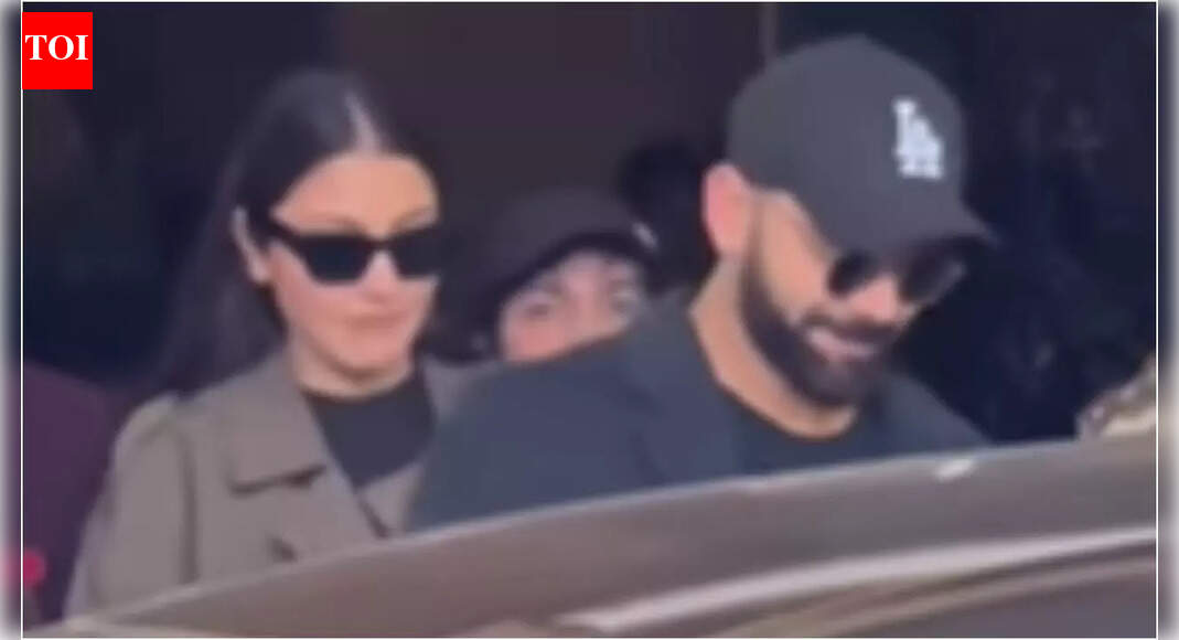 Anushka Sharma returns to India, spotted with Virat Kohli at Mumbai airport