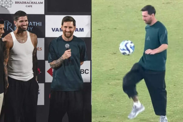Smiles, photos, and football: Hyderabad sets things right for Lionel Messi after Kolkata mess; GOAT India Tour back on track | Football News