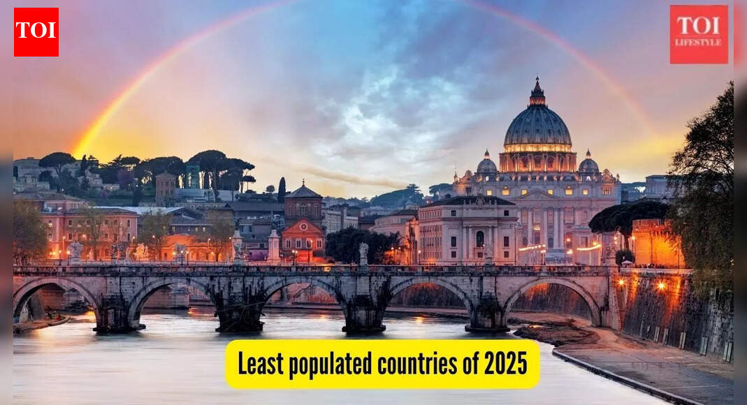 9 least populated countries of 2025