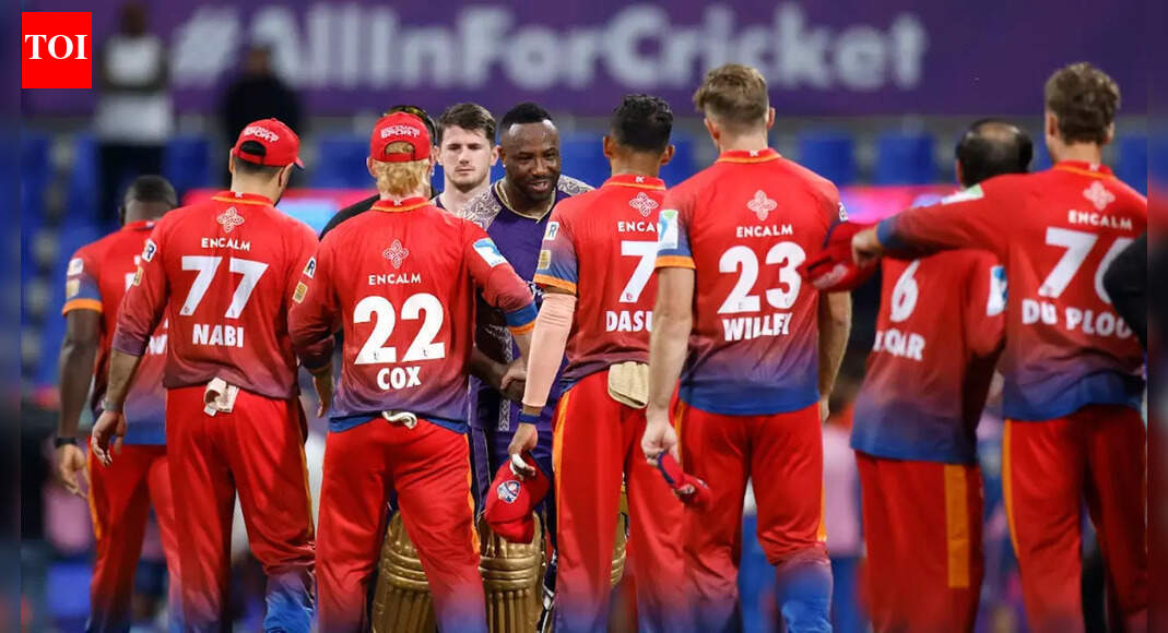 ILT20: Andre Russell’s late onslaught fails to save the day for Abu Dhabi Knight Riders | Cricket News