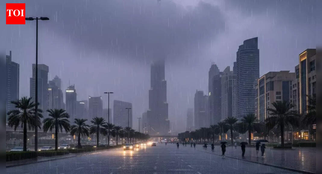 UAE weather update: Dubai Police issue safety warning as rain, and wind risks increase | World News