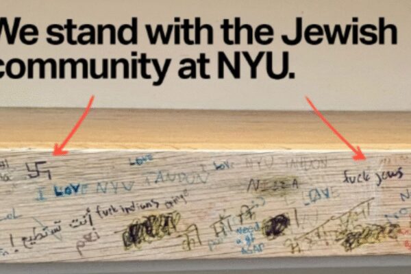 ‘Alarming’: Antisemitic, anti-Indian graffiti found inside NYU library; probe under way