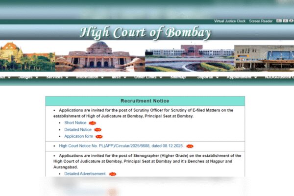 Bombay High Court recruitment 2025: Registration window opens tomorrow for 2,381 posts; check where and how to apply