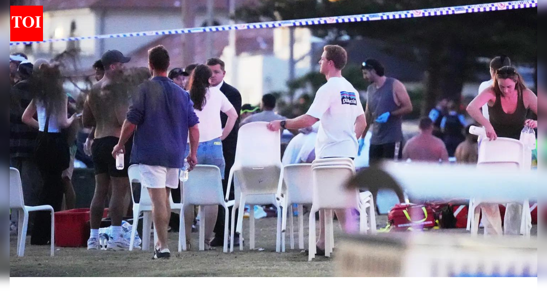 Prime Minister Narendra Modi and External Affairs Minister S Jaishankar have strongly condemned the terrorist attack at Sydney’s Bondi Beach, which claimed 11 lives and injured 16 others. The attack occurred during a Hanukkah celebration, and India has expressed solidarity with Australia, reiterating its zero-tolerance policy towards terrorism. People and emergency workers gather at location where a holiday event was taking place and then shooting was reported (AP photo) NEW DELHI: Prime Minister Narendra Modi offered condolences to Australia after a mass shooting at Sydney’s Bondi beach left 11 dead and multiple injured.”Strongly condemn the ghastly terrorist attack carried out today at Bondi Beach, Australia, targeting people celebrating the first day of the Jewish festival of Hanukkah,” he said.Sydney Mass Shooting: 10 Killed After Shocking Attack During Jewish Festival At Bondi BeachFurther speaking out against terrorism he added, “On behalf of the people of India, I extend my sincere condolences to the families who lost their loved ones. We stand in solidarity with the people of Australia in this hour of grief. India has zero tolerance towards terrorism and supports the fight against all forms and manifestations of terrorism.”External affairs minister S Jaishankar also condemned the attack saying, “Condemn in the strongest terms the terror attack on Hanukkah celebrations in Bondi beach, Australia. Our thoughts are with the victims and their families.”At least 11 people were killed and 16 others were hospitalized following a shooting at Sydney’s popular Bondi Beach, officials said. Police responded quickly to the unfolding incident and urged the public to stay clear of the area. The attack has been declared a terrorist incident, New South Wales Police Commissioner Mal Lanyon confirmed at a press conference on Sunday.Australia’s national broadcaster ABC reported that one of the gunmen was also killed, while the other was arrested but is in critical condition.This comes as an event marking the first day of the Jewish festival of Hanukkah was scheduled at Bondi Beach, according to a digital flyer for “Chanuka by the Sea 2025,” cited by NBC News. The flyer indicated that the gathering was set to take place near the beach’s children’s playground from 5.00 pm local time on Sunday. Organized by the Jewish centre Chabad of Bondi, the event had advertised live entertainment, music, games, and activities for all ages.About the AuthorTOI News DeskThe TOI News Desk comprises a dedicated and tireless team of journalists who operate around the clock to deliver the most current and comprehensive news and updates to the readers of The Times of India worldwide. With an unwavering commitment to excellence in journalism, our team is at the forefront of gathering, verifying, and presenting breaking news, in-depth analysis, and insightful reports on a wide range of topics. The TOI News Desk is your trusted source for staying informed and connected to the ever-evolving global landscape, ensuring that our readers are equipped with the latest developments that matter most.”Read MoreEnd of ArticleFollow Us On Social MediaVideosMessi Kolkata Event Chaos: Organiser Satadru Dutta Denied Bail, Sent To 14-Day Police CustodyVIPs First, Fans Later: Messi’s Kolkata Tour Flop Exposes Misplaced PrioritiesRahul Gandhi Posts Video With Messi During Hyderabad GOAT India Tour StopTharoor Warns India Faces Growing Anti-Migrant Sentiment, Says “It’s Not Just In The West”Bhutia hits out at VIP culture, says Messi Kolkata chaos tarnishes India’s imageRam Temple Trust Prepares For Massive Pilgrim Rush As Ayodhya Eyes Kumbh-Scale CrowdsAssam CM Himanta Biswa Sarma Slams VIP Culture After Messi Event Chaos in West BengalMessi Lights Up Bandra-Worli Sea Link in Mumbai Ahead of Fan Meet, City Excited to Greet Star”Very Disappointing” Former Captain Bhutia Criticises VIP Mismanagement at Messi Show‘Truly Historic’: PM Modi’s Jordan Visit to Mark 75 Years of Diplomatic Ties123PhotostoriesLuna to Mochi: Adorable dog names trending right nowThis Bollywood epic took 23 years to make, lost its actors and director along the way, was called cursed, released unfinishedAlbert Einstein once said, “You never fail until you stop trying”: 5 important lessons it teaches students3 heart-strengthening recipes shared by American Heart AssociationShilpa Shetty just revived the glory of 700-year-old Patan Patola sarees7 animals that build underground hidden homes !Inside photos: Messi event at Kolkata Salt Lake Stadium descends into chaosIn pictures: Asia’s longest ski drag lift inaugurated at GulmargChennai connectivity boost: Kilambakkam skywalk to bridge bus terminus and new rail station; works gather paceThis actress debuted with Akshaye Khanna, became a Chiranjeevi favourite in the South, and married Kareena Kapoor’s reel ‘boyfriend’123Hot PicksMukesh Ambani vs Gautam AdaniDonald TrumpAnurag ThakurGold rate todaySilver rate todayPublic Holidays NovemberBank Holidays NovemberTop TrendingDelhi SchoolJohn CenaMessi Kolkata EventKyle TuckerMLB Trade RumorsBoston Red SoxDelhi AQIFernando Mendoza MomMessi Event Organiser Satadru DuttaWho is Paige Shiver