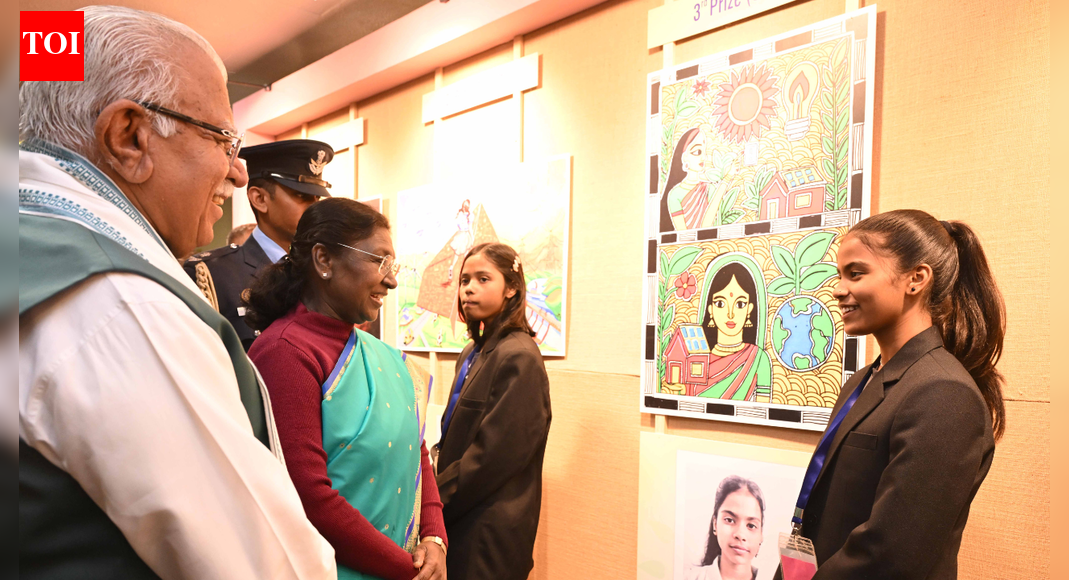 NEW DELHI: President Draupadi Murmu on Sunday emphasised the need to use electricity wisely and efficiently and said it not only leads to energy conservation but also reduces carbon emissions.Speaking at the National Energy Conservation Awards 2025 at the capital’s Vigyan Bhawan, the President said that energy conservation was not just an option but was crucial for a balanced ecosystem. She said that every unit of energy saved was a symbol of responsibility towards nature, and behavioural change was crucial for bringing energy efficiency to all sectors.“Saving energy doesn’t simply mean using less, but rather utilising energy wisely, responsibly, and efficiently. When we avoid unnecessary use of electrical appliances, adopt energy-efficient devices, utilise natural light and ventilation in our homes and workplaces, or embrace solar and renewable energy options, we not only save energy but also reduce carbon emissions,” President Murmu said. She added that sustainable development of the country can be ensured if the youth and children make necessary efforts for energy conservation and that saving energy was equivalent to producing energy.The President also appreciated the Centre’s initiatives to promote the use of renewable energy in the form of the Pradhan Mantri Surya Ghar Muft Bijli Yojana and the National Green Hydrogen Mission, and said they helped in reducing dependence on fossil fuels. She noted that India’s energy efficiency efforts in 2023–24 resulted in energy savings of 53.60 million tonnes of oil equivalent. She said that these efforts are leading to significant economic savings annually and have also resulted in a substantial reduction in CO₂ emissions. The President added that the government was also promoting renewable energy adoption and energy efficiency through the renewable consumption obligation and production-linked incentive schemes.She also gave away awards for energy conservation and the national painting competition on energy conservation at the event.Union power minister Manohar Lal Khattar said that India had positioned itself at the forefront of the global energy shift by aligning its plans with the goal of limiting the increase in worldwide temperatures to below two degrees Celsius. He added that India was one of the fastest-growing economies, having one of the best energy efficiency improvement rates.Minister of state for power Shripad Yesso Naik said that energy conservation was not just a matter of technology but was also about behavioural change.About the AuthorAtul MathurAtul Mathur, Deputy Metro Editor (Senior Assistant Editor), at The Times of India, has over 26 years of experience in journalism. Based in Delhi, he has extensively reported on governance, policy and politics, offering readers deeply researched, data-driven insights into the workings of the capital. Known for his in-depth investigative reporting and compelling human-interest narratives, Atul brings clarity and context to complex urban and civic issues.Read MoreEnd of ArticleFollow Us On Social MediaVideos‘Didn’t Go For Son’s Operation’: Kharge Lauds Rahul Gandhi In ‘Vote Chori’ Rally, Calls BJP ‘Gaddar’Messi Kolkata Event Chaos: Organiser Satadru Dutta Denied Bail, Sent To 14-Day Police CustodyVIPs First, Fans Later: Messi’s Kolkata Tour Flop Exposes Misplaced PrioritiesRahul Gandhi Posts Video With Messi During Hyderabad GOAT India Tour StopTharoor Warns India Faces Growing Anti-Migrant Sentiment, Says “It’s Not Just In The West”Bhutia hits out at VIP culture, says Messi Kolkata chaos tarnishes India’s imageRam Temple Trust Prepares For Massive Pilgrim Rush As Ayodhya Eyes Kumbh-Scale CrowdsAssam CM Himanta Biswa Sarma Slams VIP Culture After Messi Event Chaos in West BengalMessi Lights Up Bandra-Worli Sea Link in Mumbai Ahead of Fan Meet, City Excited to Greet Star”Very Disappointing” Former Captain Bhutia Criticises VIP Mismanagement at Messi Show123Photostories10 major currencies in the world every traveller should know aboutChef Sanjeev Kapoor’s must-try air fryer recipes this winterLuna to Mochi: Adorable dog names trending right nowThis Bollywood epic took 23 years to make, lost its actors and director along the way, was called cursed, released unfinishedAlbert Einstein once said, “You never fail until you stop trying”: 5 important lessons it teaches students3 heart-strengthening recipes shared by American Heart AssociationShilpa Shetty just revived the glory of 700-year-old Patan Patola sarees7 animals that build underground hidden homes !Inside photos: Messi event at Kolkata Salt Lake Stadium descends into chaosIn pictures: Asia’s longest ski drag lift inaugurated at Gulmarg123Hot PicksMukesh Ambani vs Gautam AdaniDonald TrumpAnurag ThakurGold rate todaySilver rate todayPublic Holidays NovemberBank Holidays NovemberTop TrendingDelhi SchoolJohn CenaMessi Kolkata EventKyle TuckerMLB Trade RumorsBoston Red SoxDelhi AQIFernando Mendoza MomMessi Event Organiser Satadru DuttaWho is Paige Shiver