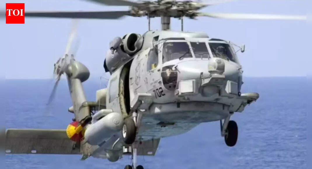 Representational photo NEW DELHI: In a boost to India’s rotary wing combat capabilities, the Army is set to get delivery of three remaining Apache AH-64 attack helicopters from US, while the Navy will commission its second squadron of MH-60R Seahawk submarine-hunting choppers this week.The induction of these much-delayed American helicopters will plug existing operational gaps but the real punch will come when the Army and IAF begin getting 156 indigenous ‘Prachand’ light combat helicopters from 2028 onwards.Armed forces want over 1,000 new helicopters of different types in next 10-15 years to make up for major deficiencies and replace obsolete Cheetah and Chetak fleets.They include 484 light-utility helicopters in 3.5-tonne class and 419 Indian multi-role helicopters in 10-15 tonne class, but there have been delays in these projects being executed by HAL.The three Apache gunships, dubbed “tanks in the air” since they are armed with Stinger air-to-air missiles, Hellfire Longbow air-to-ground missiles, guns and rockets, will touchdown in India in a couple of days, defence officials told TOI.India had ordered six heavy-duty Apaches for the Army in a Rs 5,691 crore deal with US in February 2020, under which the first three were delivered in July after a huge delay due to supply chain problems faced by Boeing. These six Apaches will add to the 22 such choppers inducted by IAF in 2019-2020 under a Rs 13,952 crore deal with US in Sept 2015. The Army Apaches will be deployed at Jodhpur, where a squadron was raised in March last year to cater for the western front with Pakistan.Navy will commission its second squadron of Seahawks, armed with Hellfire missiles, MK-54 torpedoes and precision-kill rockets as well as advanced sensors, at INS Hansa in Goa on Dec 17.The US has so far delivered 15 of the 24 Seahawks, which are manufactured by Sikorsky-Lockheed Martin, under a Rs 15,157 crore contract in February 2020. Incidentally, the defence ministry last month inked another Rs 7,955 crore contract with the US for follow-on support and spares for the multi-mission helicopters.While quite expensive, the Seahawks are crucial because the 140-warship Navy is currently grappling with just a handful of old Sea King and Kamov-28 anti-submarine warfare helicopters at a time when the presence of Chinese submarines is only going to further increase in the Indian Ocean Region.End of ArticleFollow Us On Social MediaVideosBihar Minister Nitin Nabin Appointed National Working President Of BJP‘Amit Shah’s Hands Were Shaking’: Rahul Gandhi Hits Out At BJP-RSS, Warns EC In ‘Vote Chori’ Rally‘Didn’t Go For Son’s Operation’: Kharge Lauds Rahul Gandhi In ‘Vote Chori’ Rally, Calls BJP ‘Gaddar’Messi Kolkata Event Chaos: Organiser Satadru Dutta Denied Bail, Sent To 14-Day Police CustodyVIPs First, Fans Later: Messi’s Kolkata Tour Flop Exposes Misplaced PrioritiesRahul Gandhi Posts Video With Messi During Hyderabad GOAT India Tour StopTharoor Warns India Faces Growing Anti-Migrant Sentiment, Says “It’s Not Just In The West”Bhutia hits out at VIP culture, says Messi Kolkata chaos tarnishes India’s imageRam Temple Trust Prepares For Massive Pilgrim Rush As Ayodhya Eyes Kumbh-Scale CrowdsAssam CM Himanta Biswa Sarma Slams VIP Culture After Messi Event Chaos in West Bengal123PhotostoriesBoiled potato vs fried potato: How does cooking style impact blood sugar levelsLavanya Tripathi birthday special: Her best fashion momentsThis is how chia seeds impact blood pressure: 5 facts to know before consuming themFrom ‘Fa9la’ to ‘Eena Meena Deeka’: When Indian audiences went crazy for unconventional lyricsNewlyweds Sara Khan and Krish Pathak’s gorgeous snaps from their honeymoon10 major currencies in the world every traveller should know aboutChef Sanjeev Kapoor’s must-try air fryer recipes this winterLuna to Mochi: Adorable dog names trending right nowThis Bollywood epic took 23 years to make, lost its actors and director along the way, was called cursed, released unfinishedAlbert Einstein once said, “You never fail until you stop trying”: 5 important lessons it teaches students123Hot PicksMukesh Ambani vs Gautam AdaniDonald TrumpAnurag ThakurGold rate todaySilver rate todayPublic Holidays NovemberBank Holidays NovemberTop TrendingDelhi SchoolJohn CenaMessi Kolkata EventKyle TuckerMLB Trade RumorsBoston Red SoxDelhi AQIKVS Recruitment 2025Messi Event Organiser Satadru DuttaWho is Paige Shiver