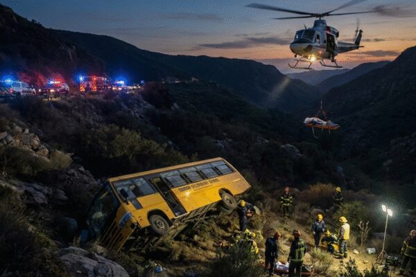 Colombia bus accident: School shuttle plunges into valley; 17 dead, 20 injured