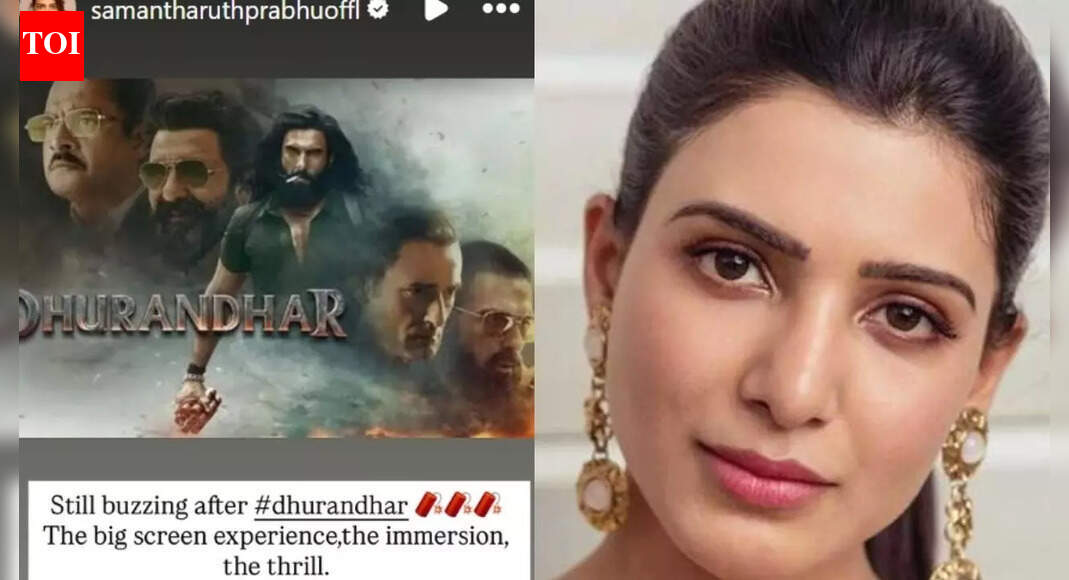Newlywed Samantha Ruth Prabhu PRAISES ‘Dhurandhar’; ‘Still buzzing’ after watching; Calls Ranveer Singh ‘Unreal’; Applauds Akshaye Khanna