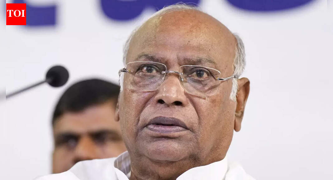 Opposition leaders have strongly criticized the Centre’s move to repeal and replace the MGNREGA, questioning the removal of Mahatma Gandhi’s name. Critics allege a conspiracy to dismantle a rights-based law, calling the renaming hypocritical and an insult to the Father of the Nation. The proposed bill aims to revamp rural employment with a new framework. Mallikarjun Kharge (PTI image)  NEW DELHI: The Opposition has mounted a sharp attack on the Centre over its move to repeal and replace the two-decade-old Mahatma Gandhi National Rural Employment Guarantee Act (MGNREGA). Several leaders have questioned the removal of Mahatma Gandhi’s name from one of India’s largest welfare programmes.Congress president Mallikarjun Kharge on Monday alleged that the proposal is part of a “BJP-RSS conspiracy” to dismantle a rights-based welfare law that benefits crores of rural poor.In a post on X, Kharge wrote: “This is not just about renaming the Mahatma Gandhi National Rural Employment Guarantee Act. This is a BJP-RSS conspiracy to end MGNREGA.” Kharge alleged that removing Mahatma Gandhi’s name while paying symbolic tributes to him exposed what he called the government’s “hollowness and hypocrisy.” The Congress leader said that the party would oppose the move “in Parliament and on the streets” and would not allow the rights of poor workers to be taken away.”Erasing Gandhi’s name on the centenary of the Sangh shows how hollow and hypocritical those are who, like Modi ji, offer flowers to Bapu on foreign soil. The Congress Party will strongly oppose in Parliament and on the streets any such decision of this arrogant regime that is against the poor and workers,” the veteran leader further wrote. The remarks came after the Centre proposed to repeal the two-decade-old Mahatma Gandhi National Rural Employment Guarantee Act (MGNREGA) with another legislation, titled the Viksit Bharat Guarantee for Rozgar and Ajeevika Mission (Gramin) (VB–G RAM G) Bill, 2025. The bill seeks to replace the MGNREGA with a revamped framework aimed at aligning rural employment and development with the national vision of Viksit Bharat 2047. It has been listed in the supplementary list of businesses issued on Monday.Congress general secretary Jairam Ramesh also objected to the proposed legislation and said the Opposition has demanded that the Bill be referred to the appropriate Parliamentary Standing Committee for detailed scrutiny.In a post on X, Ramesh said such far-reaching legislation requires “deep study and wide consultations,” in keeping with parliamentary traditions.“The entire Opposition is demanding that the following three far-reaching Bills be referred to the Standing Committees concerned. We are hopeful that in keeping with the best of Parliamentary traditions and practices, this demand will be agreed to by the Government. The Bills require deep study and wide consultations: Higher Education Commission Bill, Atomic Energy Bill and G-RAM-G Bill,” his post read. Earlier, Ramesh criticised the government’s focus on renaming schemes, accusing it of prioritising branding over substance. He questioned why Mahatma Gandhi’s name was being removed from a programme that has been in place since 2005Speaking to reporters, Ramesh said: “The Narendra Modi government is unbeatable in changing the names of schemes and laws, no one can match it. The Nirmal Bharat Abhiyan was turned into Swachh Bharat Abhiyan, the rural LPG distribution program was named Ujjwala… They are experts in packaging, branding, and naming. The surprising thing is that they hate Pandit Nehru, but they hate Mahatma Gandhi so much too; the Mahatma Gandhi National Employment Guarantee Scheme has been running since 2005… You are changing its name to the Venerable Bapu Employment Guarantee Scheme; what’s the problem with the name Mahatma Gandhi?” Other Opposition leaders echoed similar concerns. Congress MP Saptagiri Ulaka, who chairs the Parliamentary Standing Committee on Rural Development and Panchayati Raj, said the BJP had always intended to end MGNREGA.He recalled that the committee had recommended increasing the number of workdays and wages under the scheme and flagged pending dues to states. “I don’t know what problem they have with the name of Bapu, but they wanted to finish it because it was a Congress scheme. I head the Parliamentary panel, and we made so many recommendations — to increase the number of days to 150, to increase the wages… the states have pending dues, West Bengal is not getting funds. They have brought a Bill, but why have they removed the name of Mahatma Gandhi?, ” Ulka asked. . Congress leader Priyanka Gandhi Vadra also questioned the rationale behind renaming the law.Speaking to reporters in the Parliament House complex, she said: “Whenever the name of a scheme is changed, there are so many changes that have to be made in offices, stationery… for which money is spent. So, what is the benefit? Why is it being done?Why is Mahatma Gandhi’s name being removed. Mahatma Gandhi is considered the tallest leader not just in the country but in the world; so, removing his name, I really don’t understand what the objective is. What is their intention?”Senior Trinamool Congress leader and Rajya Sabha MP Derek O’Brien termed the move an insult to the Father of the Nation.”But then, are you surprised! These are the same people who hero-worshipped the man who killed Mahatma Gandhi. They want to insult Mahatma Gandhi and remove him from history,” O’Brien said.CPI(M) general secretary MA Baby alleged that the proposed overhaul was an attempt to mask the dilution of MGNREGA’s rights-based structure.”The Union Government’s grandstanding over a total revamp of the MGNREGS is an attempt to hide the startling fact that the basic rights-based framework under which it operated is being dismantled, and the central share brought down drastically. We will fight tooth and nail against this disastrous move both inside and outside Parliament,” he claimed.Samajwadi Party chief Akhilesh Yadav also criticised the government’s move, saying renaming schemes was a long-standing BJP practice.Speaking to reporters, Yadav said: “The BJP’s culture of changing names is very old… In this double-engine government, the engine in Delhi is learning from the engine in Uttar Pradesh… This double-engine government is claiming others’ work as its own. They don’t have any new work to show.”About the proposed law: MGNREGA, enacted in 2005 and renamed in 2009, guarantees up to 100 days of wage employment annually to rural households willing to undertake unskilled manual work.The proposed VB–G RAM G Bill increases this guarantee to 125 days and seeks to establish a broader rural development framework aligned with Viksit Bharat 2047.Rural development minister Shivraj Singh Chouhan, in the statement of objects and reasons of the Bill, acknowledged that MGNREGA has provided assured wage employment for the past 20 years. However, he said further strengthening was necessary in view of socio-economic changes in rural India and the expansion of other social security schemes.The Bill proposes a centrally sponsored framework under which states will design their own schemes within six months of the Act’s implementation, with the Centre making allocations based on defined parameters. Any expenditure beyond the approved allocation would be borne by state governments.About the AuthorTOI News DeskThe TOI News Desk comprises a dedicated and tireless team of journalists who operate around the clock to deliver the most current and comprehensive news and updates to the readers of The Times of India worldwide. With an unwavering commitment to excellence in journalism, our team is at the forefront of gathering, verifying, and presenting breaking news, in-depth analysis, and insightful reports on a wide range of topics. The TOI News Desk is your trusted source for staying informed and connected to the ever-evolving global landscape, ensuring that our readers are equipped with the latest developments that matter most.”Read MoreEnd of ArticleFollow Us On Social MediaVideosPM Modi Begins Jordan, Ethiopia, Oman Tour To Boost Ancient Ties, Expand India’s Global South RoleIndian Diaspora Members Prepare Cultural Performances Ahead Of PM Modi’s Jordan VisitFrom Power Cuts To 500 GW Grid, India Emerges As Global Data Centre Hub Under Modi: Piyush GoyalCong’s ‘Modi Teri Kabr Khudegi’ Slogan Sparks Uproar, NDA Seeks Apology As Parliament Grinds To Halt”Abusing PM Does Not Befit” Rijiju Seeks apology From Congress Over Anti-Modi SlogansYogi Adityanath Targets Nehru Over Kashmir, Links Historic Blunder To India’s Long Terror CrisisWho Is Sajid And Naveed Akram? Bondi Beach Attacker Father-Son Duo Shame Pakistan With Terror AttackLetter To Sonia Gandhi Costs Ex Odisha MLA Moquim Party Post As Congress Cites Anti Party ActivitiesSambit Patra Criticises Congress ‘Vote Chor, Gaddi Chhod’ Rally At Delhi’S Ramlila MaidanPM Modi Condemns “Ghastly” Sydney Terror Attack, Reiterates India’s Zero Tolerance For Terror123PhotostoriesAnkita Lokhande and Vicky Jain’s love story: From being close friends to getting remarried in EuropeUttarakhand Govt announces snow leopard tour to boost winter tourism; 5 other Indian spots to see the Big CatMrunal Thakur’s colourful Paithani saree is a bold love letter to Maharashtrian cultureFrom ethnic glam to chic streetwear: ‘Bigg Boss 19’ fame Farrhana Bhatt’s fashion diaryWhat is binge eating disorder and how to fix it?9 Auspicious Symbols According To Your Birth Date‘Housefull 5’, ‘Sikandar’, ‘Nadaaniyan’: 2025 films that struggled to make an impact at the box office7 animals whose names begin with the letter VPune’s double-decker flyover ready to decongest city, Metro Line-3 and town projects set to transform mobilityWant flat stomach before New Year’s Eve? Try these 5 belly-fat-burning exercises123Hot PicksBondi beach attackCorona RemediesJetBlue flight VenezuelaGold rate todaySilver rate todayPublic Holidays NovemberBank Holidays NovemberTop TrendingDelhi SchoolMLB Trade RumorsNFL PlayoffPhilip River KidsLuka Modric and Vanja Bosnic Net WorthBoston Red SoxDelhi AQILebron JamesDelarum PouyabaharWho is Paige Shiver