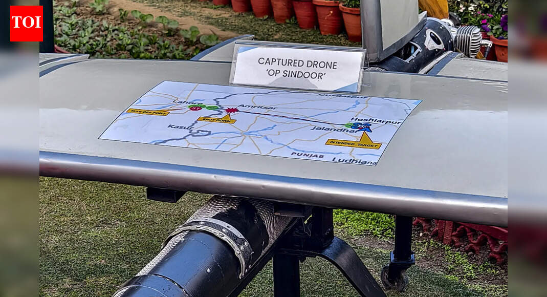 Army displays Turkish drone used by Pak during Op Sindoor; launched from Lahore, bound for Jalandhar – watch | India News