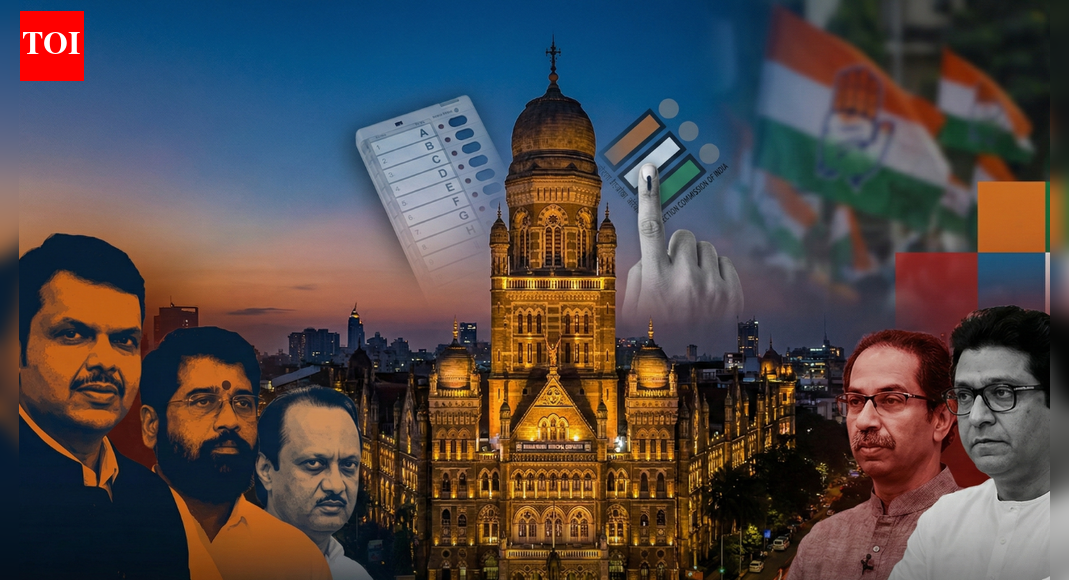 Maharashtra’s long-pending civic body elections are finally scheduled for January 15, with results on January 16. The Brihanmumbai Municipal Corporation (BMC) polls are seen as a key political mood test, pitting the ruling Mahayuti alliance against a fractured opposition. Control of the BMC, Asia’s wealthiest civic corporation, holds immense political and economic significance.  NEW DELHI: After a delay of nearly three years, the State Election Commission has finally announced dates for Maharashtra’s long-pending civic body elections, which have been overdue since 2022. Polling will be held on January 15 for 29 municipal corporations, 32 zilla parishads and 336 panchayat samitis, with results scheduled for January 16.The elections to key urban bodies such as the Brihanmumbai Municipal Corporation (BMC), Pune and Thane are being seen as more than routine local contests, widely viewed as the political mood test for the state.The BMC election is expected to witness the fiercest contest, pitting the ruling BJP-led Mahayuti alliance against a fractured opposition.Why BMC control mattersThe BMC’s estimated budget for 2025–26 stands at Rs 74,427 crore, with projected expenditure of Rs 43,162 crore, accounting for nearly 58 per cent of allocations towards development works.This massive financial clout is unmatched by any other municipal body in the country, cementing the BMC’s status as Asia’s wealthiest civic corporation and making control of Mumbai’s local government a prize of enormous political and economic significance.Mahayuti buries hatchet for MumbaiThe BJP-led Mahayuti alliance is seeking to present a united front after months of internal friction. The BJP, Eknath Shinde-led Shiv Sena and Ajit Pawar’s NCP have agreed to contest the BMC polls together, setting up coordination committees to resolve seat-sharing disputes.Relations between BJP and Sena had been strained, particularly over allegations of poaching party workers in the Mumbai Metropolitan Region. The Sena had accused BJP’s state leadership of engineering defections.For BJP, BMC remains unfinished business. After narrowly missing out on control in 2017, the party believes its expanded footprint in Maharashtra and favourable alliance arithmetic could finally deliver Mumbai’s civic body.In 2017, the BJP contested all 227 seats independently and won 82, just two fewer than the undivided Shiv Sena. This time, it will contest fewer seats to accommodate its allies. The Shiv Sena has sought 90–100 seats, BJP state election in-charge Chandrashekhar Bawankule has said.BJP and NCP, however, will not contest together in Pune and Pimpri-Chinchwad. “Ajit Pawar and we cannot contest the elections together in Pune and Pimpri-Chinchwad. Both of us understand politics well enough to know that if we contest together, it benefits a third party, and we do not want to allow that to happen. We will contest against each other, but it will be a friendly fight,” CM Devendra Fadnavis said. Thackeray cousins close ranksOne of the most striking political developments ahead of the polls is the growing proximity between Shiv Sena (UBT) chief Uddhav Thackeray and MNS leader Raj Thackeray. Once bitter rivals, the cousins now appear aligned in their belief that losing Mumbai would deal a severe blow to the Thackeray political legacy.For Uddhav Thackeray, the BMC represents perhaps his last major opportunity to reclaim political relevance after the 2022 split in the Shiv Sena. For Raj Thackeray, the election is being pitched as a battle to protect Marathi identity, with the MNS projecting itself as the custodian of Mumbai’s linguistic and cultural character.Congress’ solo act threatThe opposition Maharashtra Vikas Aghadi (MVA), however, appears under strain. The Congress has made it clear it will contest alone if the MNS is included in the alliance, citing concerns over alienating its core support base among minorities, Dalits and north Indian voters in Mumbai.While a solo Congress strategy risks fragmenting the anti-BJP vote, data from the 2024 assembly elections suggests that without MNS support, the opposition may struggle to cross the majority mark of 114 seats in the 227-member BMC, potentially giving the Mahayuti a structural edge.According to reports, Congress leaders have held discussions with Sharad Pawar and leaders of the NCP (SP) on a possible alliance. Pawar has reportedly indicated his preference for keeping the opposition coalition intact and contesting the elections together, including the Raj Thackeray-led MNS.About the AuthorTOI News DeskThe TOI News Desk comprises a dedicated and tireless team of journalists who operate around the clock to deliver the most current and comprehensive news and updates to the readers of The Times of India worldwide. With an unwavering commitment to excellence in journalism, our team is at the forefront of gathering, verifying, and presenting breaking news, in-depth analysis, and insightful reports on a wide range of topics. The TOI News Desk is your trusted source for staying informed and connected to the ever-evolving global landscape, ensuring that our readers are equipped with the latest developments that matter most.”Read MoreEnd of ArticleFollow Us On Social MediaVideosPM Modi Begins Jordan, Ethiopia, Oman Tour To Boost Ancient Ties, Expand India’s Global South RoleIndian Diaspora Members Prepare Cultural Performances Ahead Of PM Modi’s Jordan VisitFrom Power Cuts To 500 GW Grid, India Emerges As Global Data Centre Hub Under Modi: Piyush GoyalCong’s ‘Modi Teri Kabr Khudegi’ Slogan Sparks Uproar, NDA Seeks Apology As Parliament Grinds To Halt”Abusing PM Does Not Befit” Rijiju Seeks apology From Congress Over Anti-Modi SlogansYogi Adityanath Targets Nehru Over Kashmir, Links Historic Blunder To India’s Long Terror CrisisWho Is Sajid And Naveed Akram? Bondi Beach Attacker Father-Son Duo Shame Pakistan With Terror AttackLetter To Sonia Gandhi Costs Ex Odisha MLA Moquim Party Post As Congress Cites Anti Party ActivitiesSambit Patra Criticises Congress ‘Vote Chor, Gaddi Chhod’ Rally At Delhi’S Ramlila MaidanPM Modi Condemns “Ghastly” Sydney Terror Attack, Reiterates India’s Zero Tolerance For Terror123PhotostoriesAnkita Lokhande and Vicky Jain’s love story: From being close friends to getting remarried in EuropeUttarakhand Govt announces snow leopard tour to boost winter tourism; 5 other Indian spots to see the Big CatMrunal Thakur’s colourful Paithani saree is a bold love letter to Maharashtrian cultureFrom ethnic glam to chic streetwear: ‘Bigg Boss 19’ fame Farrhana Bhatt’s fashion diaryWhat is binge eating disorder and how to fix it?9 Auspicious Symbols According To Your Birth Date‘Housefull 5’, ‘Sikandar’, ‘Nadaaniyan’: 2025 films that struggled to make an impact at the box office7 animals whose names begin with the letter VPune’s double-decker flyover ready to decongest city, Metro Line-3 and town projects set to transform mobilityWant flat stomach before New Year’s Eve? Try these 5 belly-fat-burning exercises123Hot PicksBondi beach attackCorona RemediesJetBlue flight VenezuelaGold rate todaySilver rate todayPublic Holidays NovemberBank Holidays NovemberTop TrendingDelhi SchoolMLB Trade RumorsNFL PlayoffPhilip River KidsLuka Modric and Vanja Bosnic Net WorthBoston Red SoxDelhi AQILebron JamesDelarum PouyabaharWho is Paige Shiver