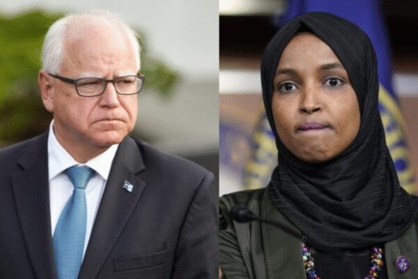 ‘Racial profiling’: Tim Walz says Ilhan Omar’s son, questioned by ICE, was ‘following the law’