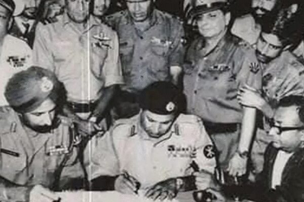 NEW DELHI: Prime Minister Narendra Modi on Tuesday extended greetings on the occasion of the 54th Vijay Diwas, remembering the soldiers who fought the 1971 war that led to the liberation of Bangladesh.In a post on X, PM Modi said the soldiers’ courage protected the country and etched a moment of pride in history.“On Vijay Diwas, we remember the brave soldiers whose courage and sacrifice ensured India had a historic victory in 1971. Their steadfast resolve and selfless service protected our nation and etched a moment of pride in our history,” Modi said.“This day stands as a salute to their valour and a reminder of their unmatched spirit. Their heroism continues to inspire generations of Indians,” he added.President Droupadi Murmu also paid her respects, recalling the devotion and patriotism of the Indian Armed Forces. She cited their courage and valour displayed during Operation Sindoor, India’s responsive strike against Pakistan following the Pahalgam terror attack that claimed 26 lives.“On the occasion of Vijay Diwas, I pay my humble respects to the brave sons of Mother India. Their courage, valour and unparalleled devotion to the motherland have always filled the nation with pride,” Murmu wrote on X.She added that the Indian Army’s “Empowerment through Indigenisation” initiative reflected its preparedness for future challenges.“In Operation Sindoor, the Army demonstrated self-reliance, strategic resolve and effective use of modern warfare techniques. I extend my best wishes to all soldiers and their families. Jai Hind!” she said.The Indian Army also recalled the heroism of the Armed Forces by sharing footage recounting the historic liberation of Bangladesh.“Vijay Diwas is not just a date — it stands as a symbol of the historic and decisive victory of the Indian Armed Forces in the 1971 war,” the Army said in a post.Describing the conflict as a triumph that reshaped military history, the Army said “Indian forces and the Mukti Bahini fought shoulder to shoulder, giving the Bangladesh Liberation struggle its decisive push.”The Army noted that the victory ended widespread atrocities by the Pakistani Army and culminated in the surrender of nearly 93,000 Pakistani soldiers within 13 days — one of the largest military surrenders in history.About the AuthorTOI News DeskThe TOI News Desk comprises a dedicated and tireless team of journalists who operate around the clock to deliver the most current and comprehensive news and updates to the readers of The Times of India worldwide. With an unwavering commitment to excellence in journalism, our team is at the forefront of gathering, verifying, and presenting breaking news, in-depth analysis, and insightful reports on a wide range of topics. The TOI News Desk is your trusted source for staying informed and connected to the ever-evolving global landscape, ensuring that our readers are equipped with the latest developments that matter most.”Read MoreEnd of ArticleFollow Us On Social MediaVideosIndian Army Displays Turkish Yiiha Drone Used By Pakistan During Operation SindoorPM Modi Arrives In Jordan, Receives Warm Welcome By Indian Diaspora In AmmanUS Starts Mandatory Social Media Checks For H-1B Visas Leaving Indian Professionals Most ExposedBJP’s Succession Script Repeats: Why Nitin Nabin Is Working President, And Not Nadda’s ReplacementEnd Of MGNREGA? What VB–G Ram G Means For Rural Workers, Farmers And Viksit Bharat PlanFrom Missiles To Torpedoes, DRDO Outlines India’s Big Defence Push For Near-Term Battlefield EdgePM Modi Begins Jordan, Ethiopia, Oman Tour To Boost Ancient Ties, Expand India’s Global South RoleIndian Diaspora Members Prepare Cultural Performances Ahead Of PM Modi’s Jordan VisitFrom Power Cuts To 500 GW Grid, India Emerges As Global Data Centre Hub Under Modi: Piyush GoyalCong’s ‘Modi Teri Kabr Khudegi’ Slogan Sparks Uproar, NDA Seeks Apology As Parliament Grinds To Halt123Photostories8 foods the British Royals strictly avoid and whyWhich is the best day to observe fast based on your date of birth?Ankita Lokhande-Vicky Jain to Mouni Roy-Suraj Nambiar: TV stars who married outside showbiz89 and thriving: 6 simple tips for healthy eating and longevity from nutrition expert Marion NestleFrom corpse flowers to blood grass: 7 plants that look supernatural but are realMrunal Thakur embraces her ‘Purna Marathi’ side in a timeless Paithani sareeFrom Chimpanzees to Rats: 5 animals who are smarter than you think!TV actors who married young: From Karanvir Bohra to Vivian DsenaLongest running Hindi TV shows: Taarak Mehta Kaa Ooltah Chasmah’ to ‘Balika Vadhu’Dear Comrade, Pelli Choopulu and Arjun Reddy; Breakthrough performances that redefined the Telugu lover boy123Hot Picksilia TopuriaCorona RemediesJetBlue flight VenezuelaGold rate todaySilver rate todayPublic Holidays NovemberBank Holidays NovemberTop TrendingJosh AllenAuston MatthewsVanessa BryantLeBron JamesBukayo Saka and Tolami Benson Net WorthConnor McDavidTomi LahrenAdolis GarciaDeante Ayton MomBrock McGillis