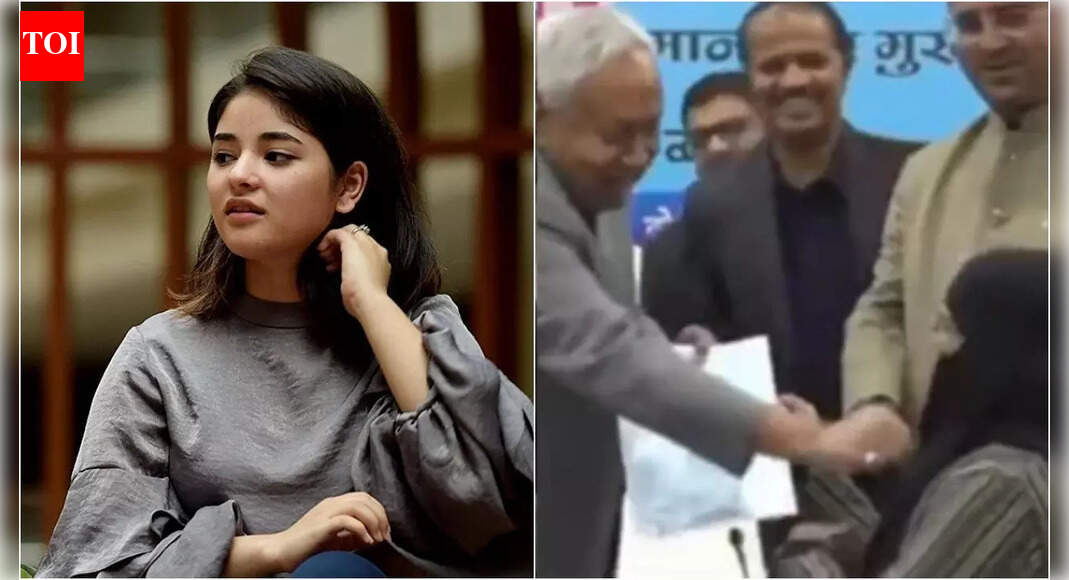 Zaira Wasim SLAMS Bihar CM Nitish Kumar, demands ‘unconditional apology’ over hijab incident | Hindi Movie News
