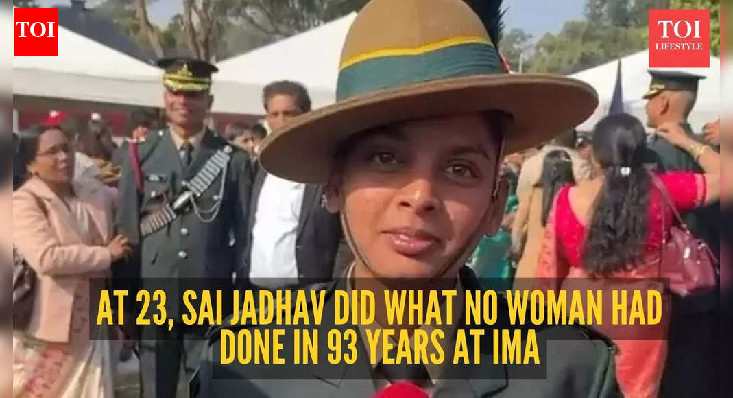 She broke a 93-year rule at IMA: Meet Sai Jadhav, the woman who made history at 23 |