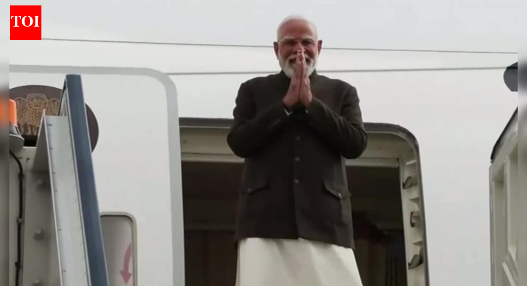 Prime Minister Narendra Modi has commenced a significant two-day State visit to Ethiopia, marking his inaugural trip to the nation. Following a productive tour of Jordan, PM Modi will engage in extensive discussions with Ethiopian Prime Minister Abiy Ahmed Ali, focusing on strengthening bilateral ties and cooperation. PM Modi arrives in Ethiopia ((ANI image)  NEW DELHI: Prime Minister Narendra Modi on Tuesday landed in Addis Ababa, Ethiopia, beginning his two-day State visit at the invitation of Ethiopian Prime Minister Abiy Ahmed Ali. This marks PM Modi’s first visit to the Federal Democratic Republic of Ethiopia.The visit follows the conclusion of the first leg of his tour in Jordan, where he was personally bid farewell by Crown Prince Al-Hussein bin Abdullah II. Sharing departure photographs from Jordan on X, PM Modi described the visit as “immensely productive” and said it further strengthened India-Jordan ties across key sectors.During his Ethiopia visit, scheduled from December 16 to 17, PM Modi is set to hold detailed talks with Prime Minister Abiy Ahmed Ali covering all aspects of bilateral relations.IPL Auction 2026MI, RR, CSK, KKR: As it happened – How Green became a ‘Knight’ after intense bidding warIPL Auction: Uncapped players strike gold! CSK splurge Rs 14.2cr each on Prashant & KartikIPL 2026 team and squad List: Updated players for all 10 Teams; who got whom  PM Modi Begins Jordan, Ethiopia, Oman Tour To Boost Ancient Ties, Expand India’s Global South Role Addis Ababa, besides being the capital, is also the headquarters of the African Union. Highlighting this, PM Modi said, “I will pay my first visit to the Federal Democratic Republic of Ethiopia. Addis Ababa is also the headquarters of the African Union. In 2023, during India’s G20 Presidency, the African Union was admitted as a permanent member of the G20.”The Prime Minister is also expected to address a joint session of the Ethiopian Parliament and meet the Indian diaspora residing in the country. He noted, “In Addis Ababa, I will hold detailed discussions with H E Dr Abiy Ahmed Ali and also have the opportunity to meet the Indian diaspora living there. I eagerly look forward to sharing my thoughts on India’s journey as the ‘Mother of Democracy’ and the value that the India-Ethiopia partnership can bring to the Global South.”According to the Ministry of External Affairs (MEA), the visit aims to reaffirm the shared commitment of both countries, as partners in the Global South, to strengthen friendship and expand bilateral cooperation.In the final leg of his tour, PM Modi will visit Oman from December 17 to 18 at the invitation of Sultan Haitham bin Tarik. The MEA highlighted that India and Oman share an all-encompassing Strategic Partnership rooted in centuries-old ties of friendship, trade and strong people-to-people connections.About the AuthorTOI News DeskThe TOI News Desk comprises a dedicated and tireless team of journalists who operate around the clock to deliver the most current and comprehensive news and updates to the readers of The Times of India worldwide. With an unwavering commitment to excellence in journalism, our team is at the forefront of gathering, verifying, and presenting breaking news, in-depth analysis, and insightful reports on a wide range of topics. The TOI News Desk is your trusted source for staying informed and connected to the ever-evolving global landscape, ensuring that our readers are equipped with the latest developments that matter most.”Read MoreEnd of ArticleFollow Us On Social MediaVideosPM Modi Lands In Addis Ababa, Indian Diaspora In Ethiopia Awaits To Meet PMFrom Kolkata Chaos to Delhi Celebration: Lionel Messi’s G.O.A.T India Tour At A GlancePM Modi Pitches New Economic Corridor As King Abdullah Praises India’s Growth At Jordan Forum MeetPriyanka Gandhi Targets VB-G RAM G Bill Over MGNREGA, Blasts Centre’s Name Change TacticsSonia Gandhi Targets Modi Govt On ASHA, Anganwadi Workers In Rajya SabhaNational Herald Case: Court Declines To Act On ED Chargesheet, Congress Claims Truth Has PrevailedEverything Fine, Says Shashi Tharoor After Skipping Congress Rally Amid Growing Speculation of RiftDelhi-Agra Expressway Crash: Multiple Buses Catch Fire, 4 Dead, 25 InjuredPM Modi Praises Jordan’s Fight Against Terrorism As India And Jordan Strengthen Strategic RelationsIndia Slams Pakistan As ‘Global Epicentre Of Terror’, Vows To Counter Pak-Sponsored Attacks At UN123Photostories7 essential life lessons and wisdom to embrace from Brené Brown’s book “The Gifts of Imperfection”Shah Rukh Khan to Preity Zinta: Celebrities who own IPL teamsHutton-Mdivani Jadeite Necklace to L’Incomparable Necklace: Unveiling the world’s top 5 most expensive necklaces ever made6 desi-style Hummus recipes to try with snacks this party seasonLove eating walnuts? Then soak them for boosting their efficacyTop 7 Indian cities with AQI under 50 (where to breath clean air in 2025)10 words people googled the most in 2025 as per Google Trends reportMumbai–Pune: Where Shivaji once triumphed, engineers now build India’s tallest cable-stayed bridge8 common mistakes people mostly commit while worshipping the Tulsi plantFrom Akshaye Khanna, Emraan Hashmi, Madhuri Dixit: 2025 saw Bollywood’s favourite actors return to theatres and capture audience attention again123Hot Picksilia TopuriaCorona RemediesJetBlue flight VenezuelaGold rate todaySilver rate todayPublic Holidays NovemberBank Holidays NovemberTop TrendingJosh AllenAuston MatthewsVanessa BryantJalen Hurts Wife Net WorthBukayo Saka and Tolami Benson Net WorthConnor McDavidVenkatesh iyerMatheesha PathiranaSOF ICO resultFortnite Bleach Characters