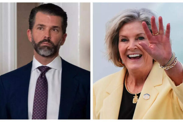 ‘She doesn’t talk much’: Donald Trump Jr jumps to defend Susie Wiles amid row over Vanity Fair interview
