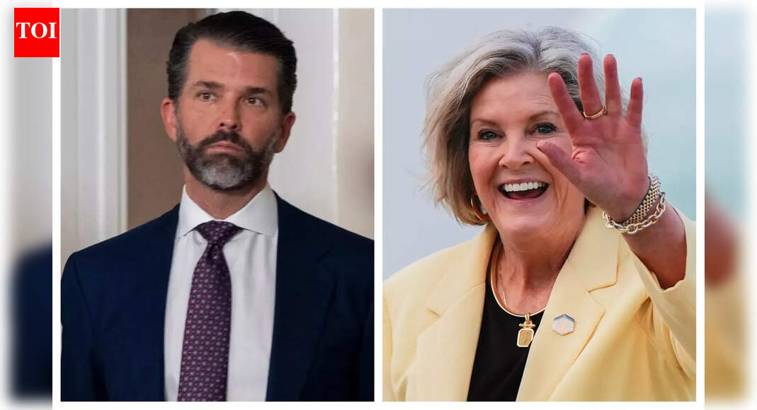 ‘She doesn’t talk much’: Donald Trump Jr jumps to defend Susie Wiles amid row over Vanity Fair interview