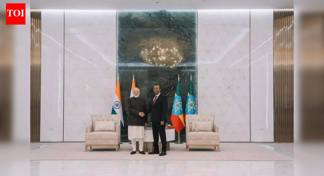 ‘The Great Honour Nishan of Ethiopia’: PM Modi conferred country’s highest civilian award in Addis Ababa | India News