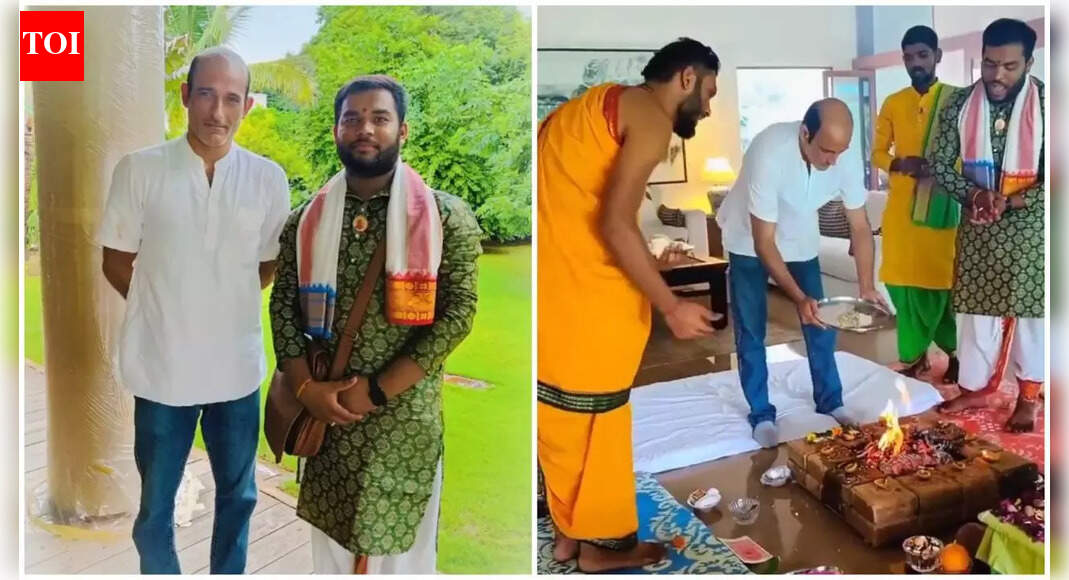 Amid Dhurandhar success, Akshaye Khanna performs Vastu Shanti at his Alibaug home; priest calls him ‘the definition of class in acting’ |
