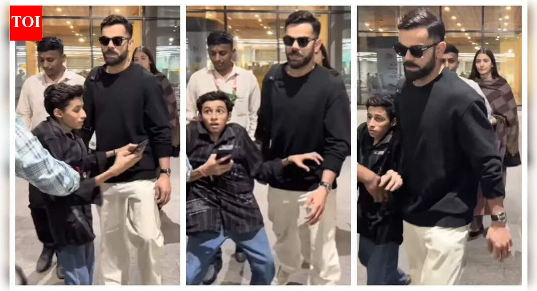 Virat Kohli and Anushka Sharma leave fans DISAPPOINTED after ‘rude behaviour’ with physically challenged boy; ask ‘What is the point of visiting Premanand Ji?’