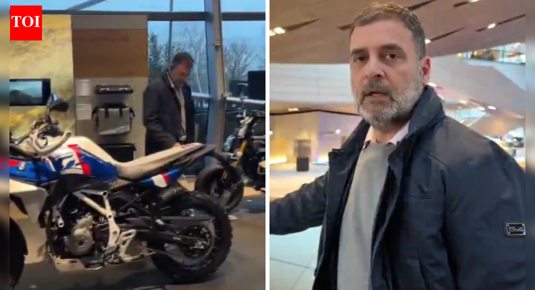 ‘Our manufacturing is declining’: Rahul Gandhi visits BMW factory in Munich, takes guided tour – watch | India News