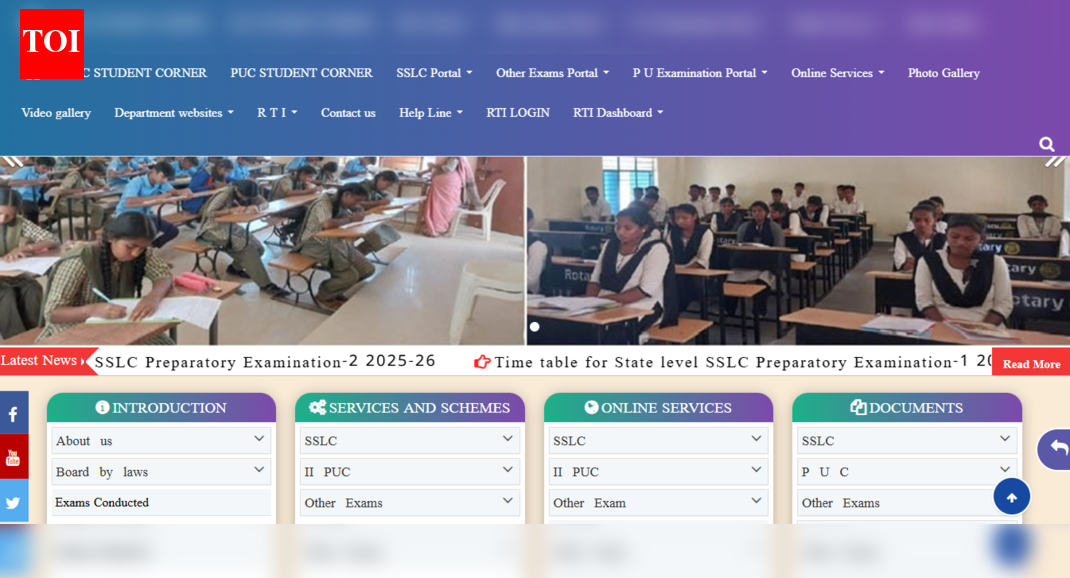 KSEAB releases Karnataka SSLC Class 10 time table 2026 for preparatory exams: Check complete schedule here